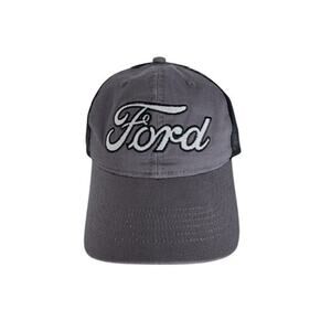 NEW!! "FORD" Snapback Hat, Still has cardboard in top but no tags,Gray Black NET